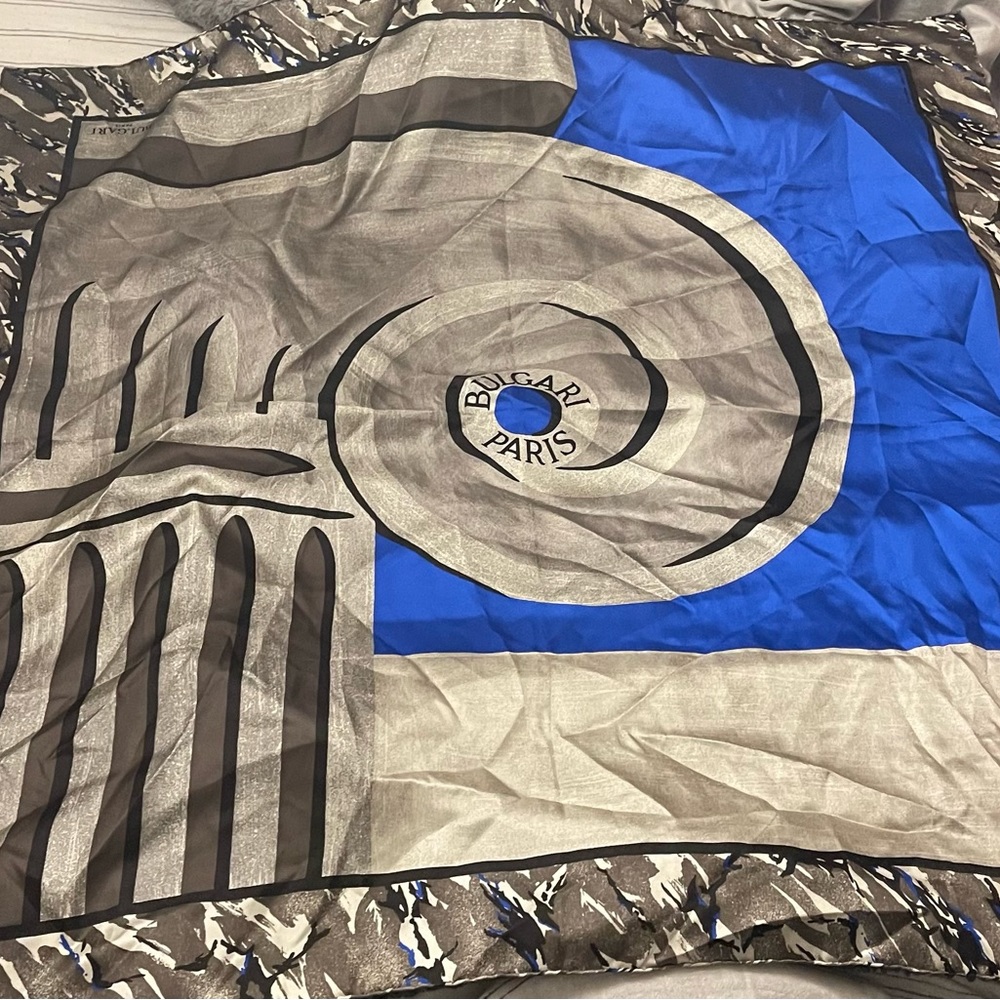 Bulgari Paris silk scarf